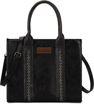Montana West Wrangler Purse for Women Large Work Tote Bags with Strap Vintage Top-Handle Handbags