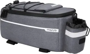 MOSISO Bike Rack Bag, Waterproof Bike Trunk Cooler Pouch Insulated Bicycle Rear Seat Pouch Cycling Backseat Storage Cargo Luggage Saddle Shoulder Bag