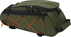MOSISO Bike Rack Bag with 2 Removable Panniers, Waterproof Bike Trunk Cooler Storage Handbag Insulated Bicycle Rear Seat Pouch, Bicycle Storage Saddle Shoulder Bag Cycling Luggage Pouch, Army Green