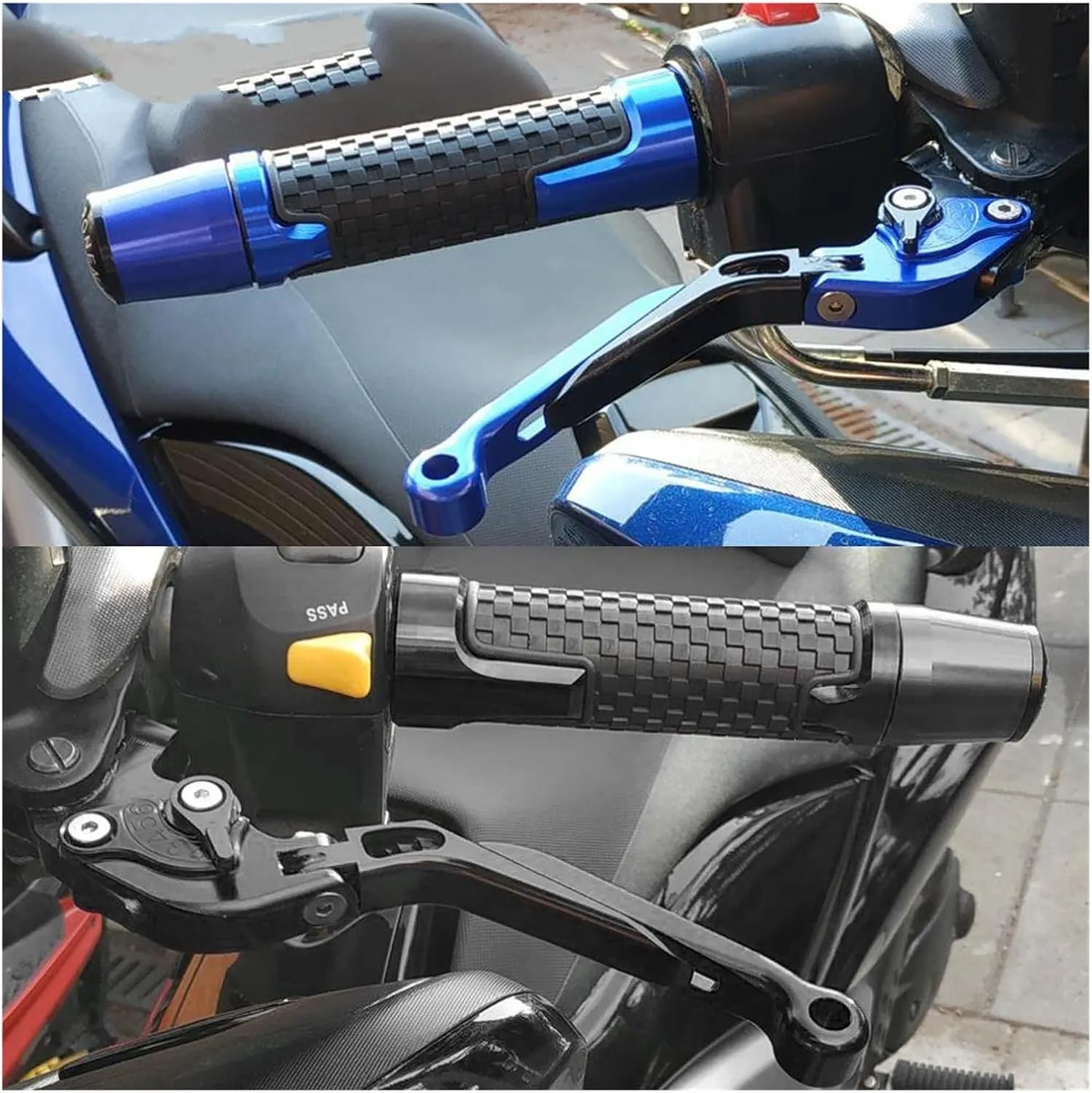 Motorbike Drum Brakes Motorcycle Handbrake Folding Extendable Adjustable Handle Clutch Brake Levers for MV Agusta Rivale 800 2013-2016 Reservoir Levers (Color : D)