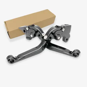 Motorcycle Brake Clutch Levers Compatible with Benelli Leoncino 500 LeonineX 2016-2020,Trail 500,Jinpeng 502 TRK502 TRK 502 ADV All Year, TNT25 BJ250 (Black)
