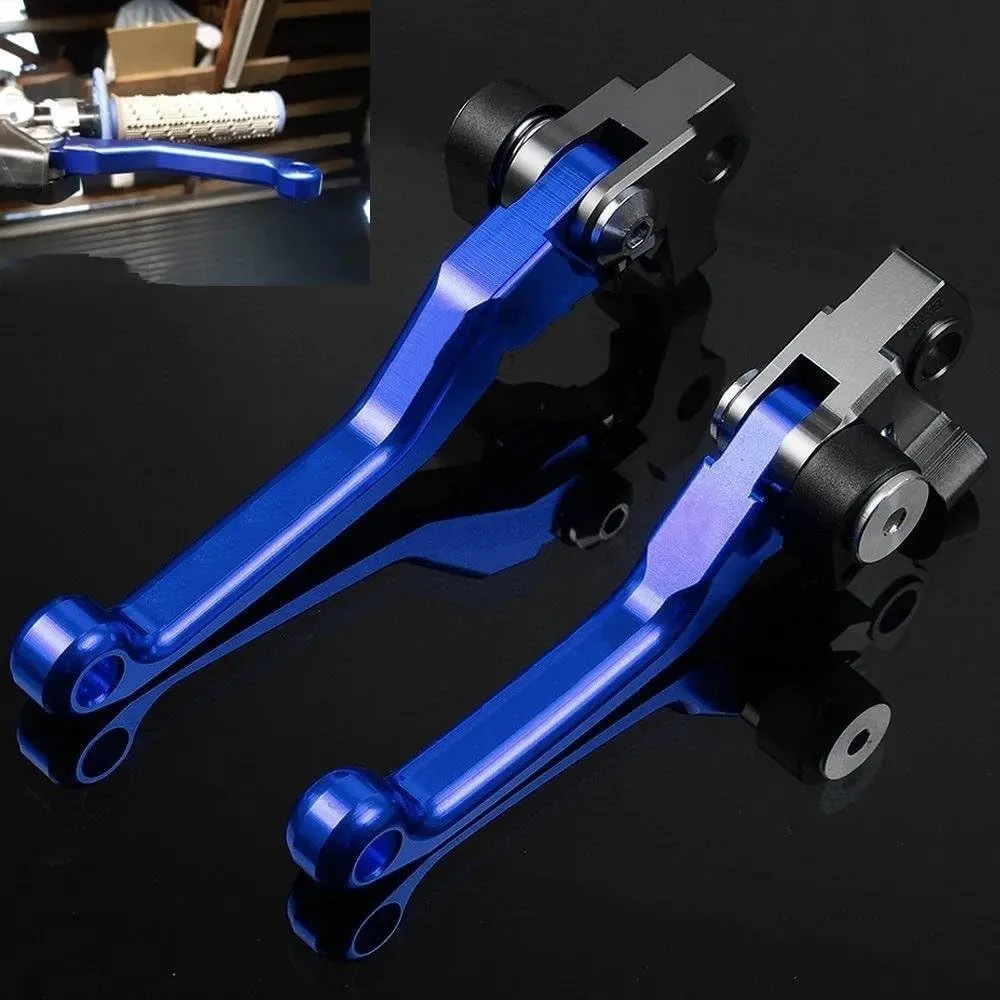 Motorcycle Brake Clutch Levers for KX85 for KX-85 for KX 85 2001-2009 2010 2011 2012 2013 2014 2015 2016 2017 Motorcycle Pivot Brake Clutch Levers Grips Clutch Brake(Green)