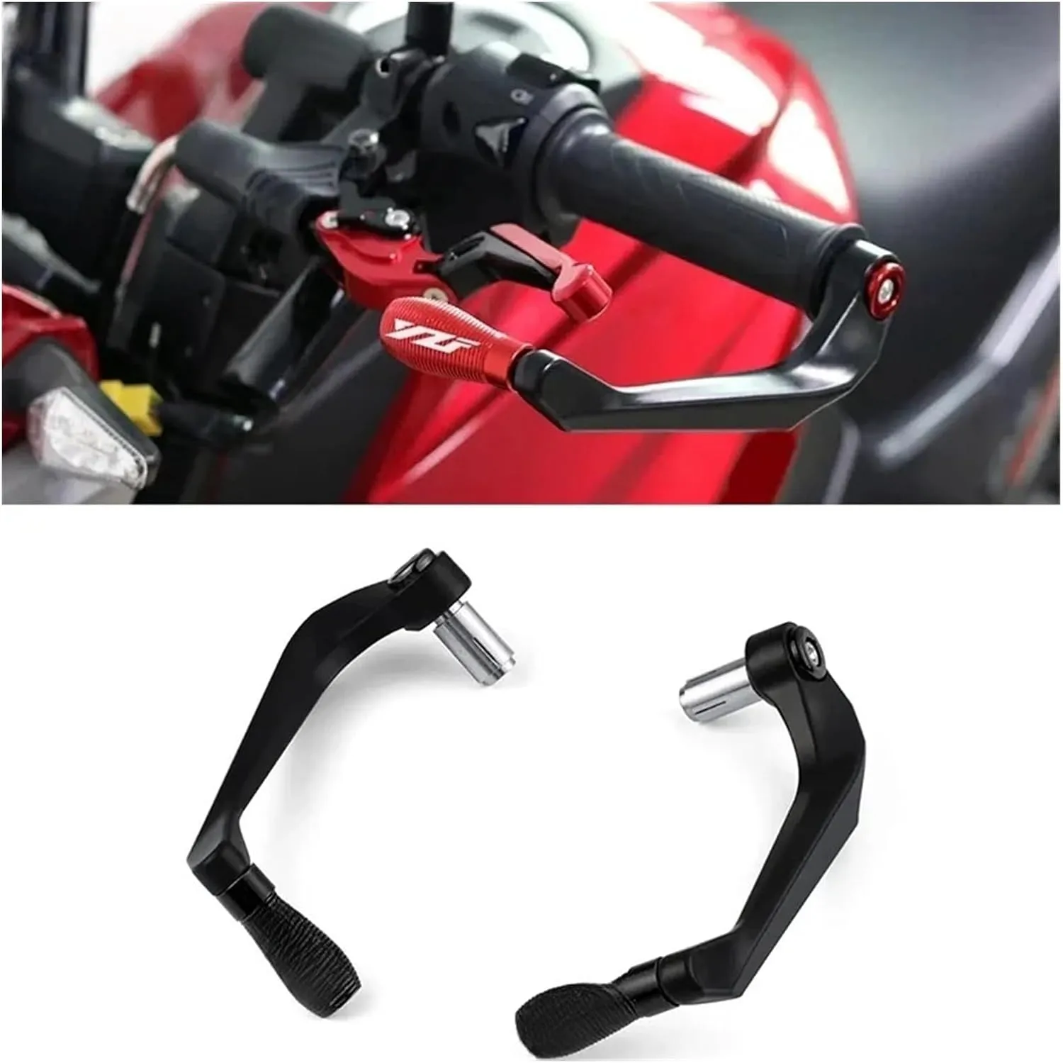 Motorcycle Handle Bar Hand Guards 2Pcs Moto for Ya&maha YZF R1 R6 2005 2006 2007 2008 2009 2010 2011 Moto Handlebar Grips Guard Brake Clutch Lever Protector