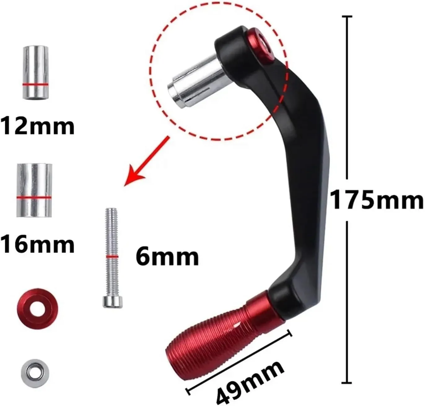 Motorcycle Handle Bar Hand Guards 2Pcs Moto for Ya&maha YZF R1 R6 2005 2006 2007 2008 2009 2010 2011 Moto Handlebar Grips Guard Brake Clutch Lever Protector