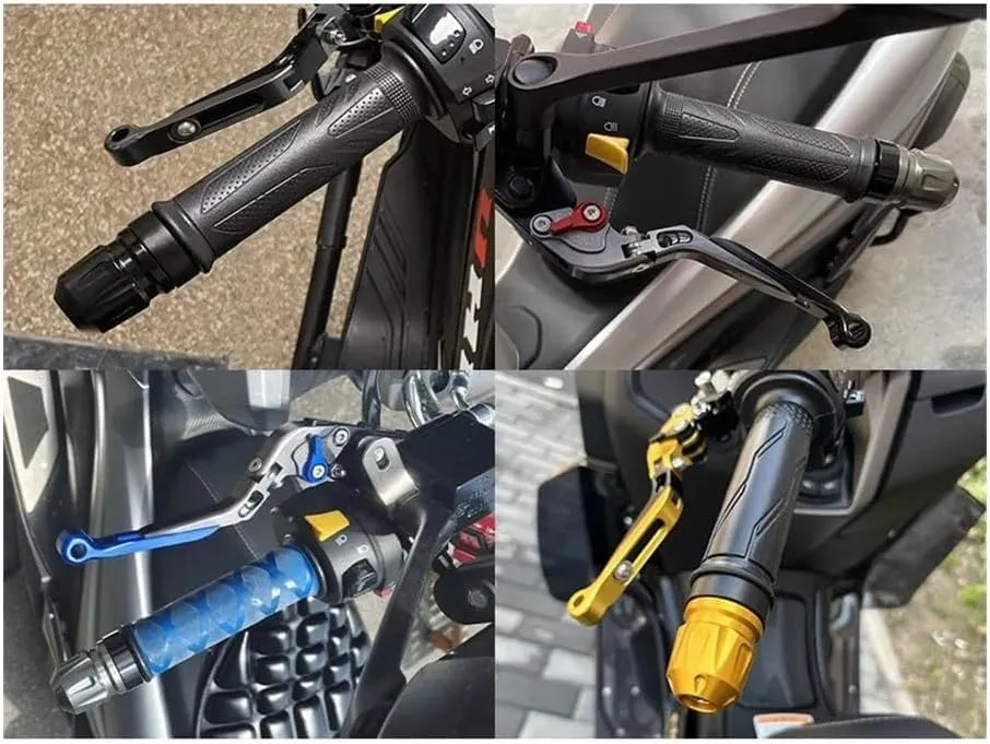 Motorcycle Handlebar End Plugs Motorcycle Handlebar Grip Plugs Cover for h&ond&a ADV160 ADV150 Bar End Weights Balance Weight Anti Drop CNC Aluminum Accessories