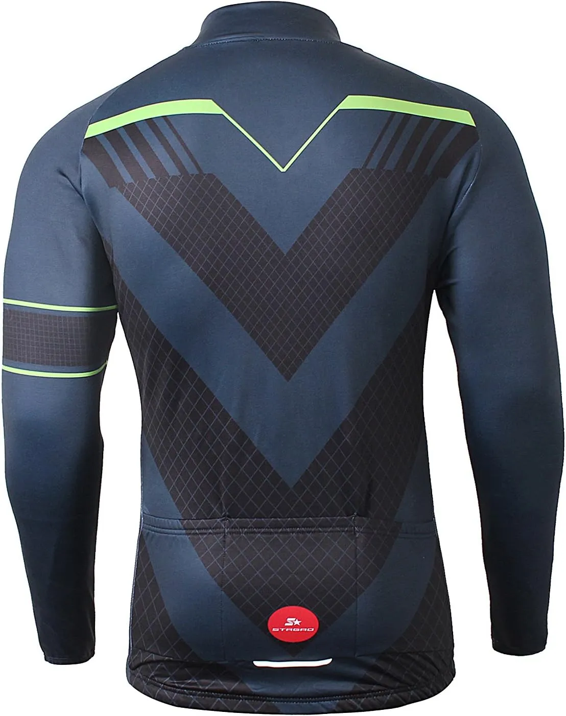 MR Strgao Men's Cycling Winter Thermal Jacket Windproof Long Sleeves Bike Jersey Bicycle Coat