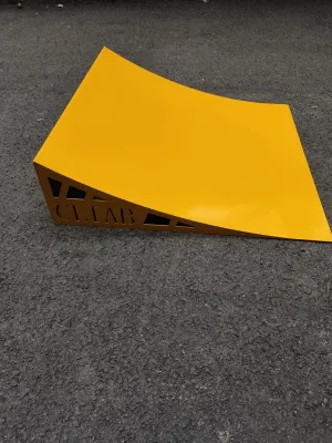 Multiuse Sports Ramp for Kids Made of Metal with Load Capacity of 300 LB for Skateboard, Scooter, Dirt Bike, Bicycle, RC Car, Ripstik, BMX Jump, Kicker Ramp, Balance Bike