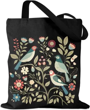 Mystic Sun and Moon Tote Bag Cottagecore Reusable Grocery Bags Sea Animals Western Cat Lover Gifts Weekender Bag