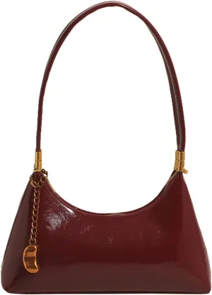 NEBIL Shoulder Bag for Women Small Vintage Shoulder Purse Handbags Retro Purse Cute Clutch Hobo Underarm Bag with 2 Straps