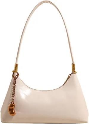 NEBIL Shoulder Bag for Women Small Vintage Shoulder Purse Handbags Retro Purse Cute Clutch Hobo Underarm Bag with 2 Straps