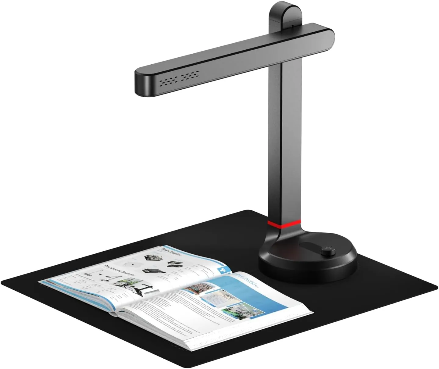 NetumScan 13MP Book Document Camera for Teachers, Multi-Language OCR Recognition by AI Technology, Foldable & Portable, Real-time Projection, Video Recording, Capture SizeA4, Only Windows