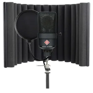 Neumann TLM 103 Condenser Microphone (Black), SE Electronics RF-X, POP Filter Bundle