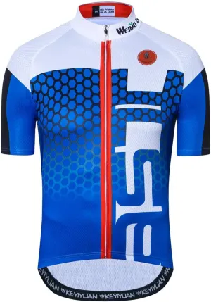 New Pro Full Zipper Men's Cycling Jersey Short Sleeve Riding Shirt USA