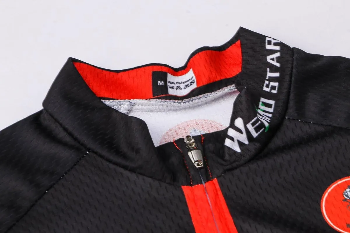 New Pro Full Zipper Men's Cycling Jersey Short Sleeve Riding Shirt USA