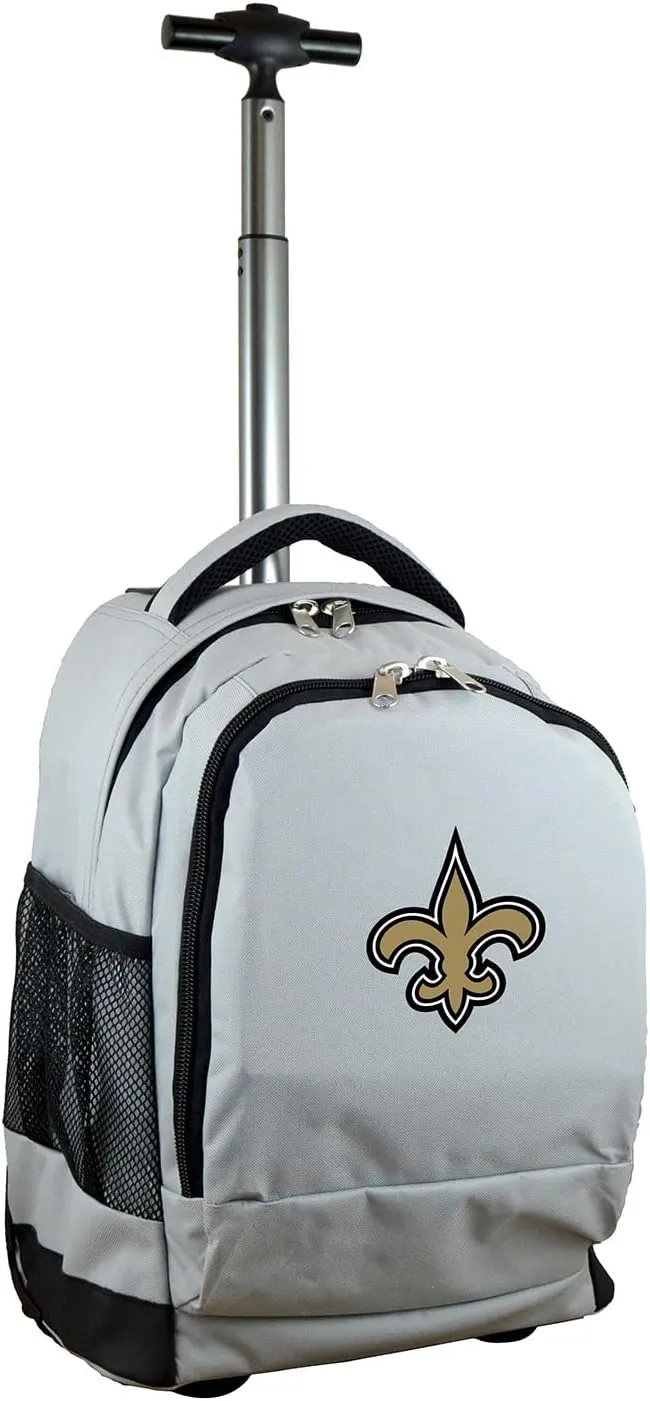 NFL Wheeled Backpack, 19-inches, Grey
