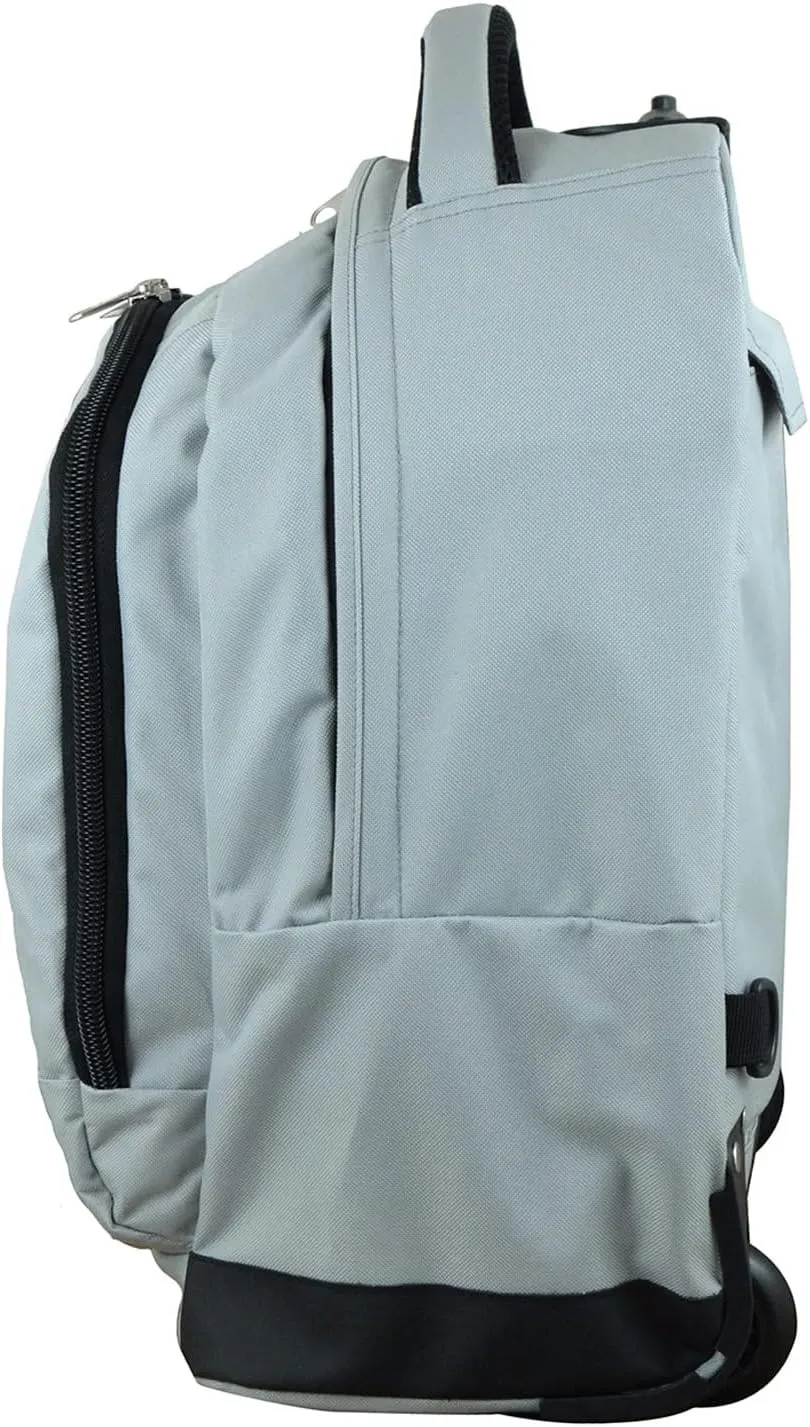 NFL Wheeled Backpack, 19-inches, Grey