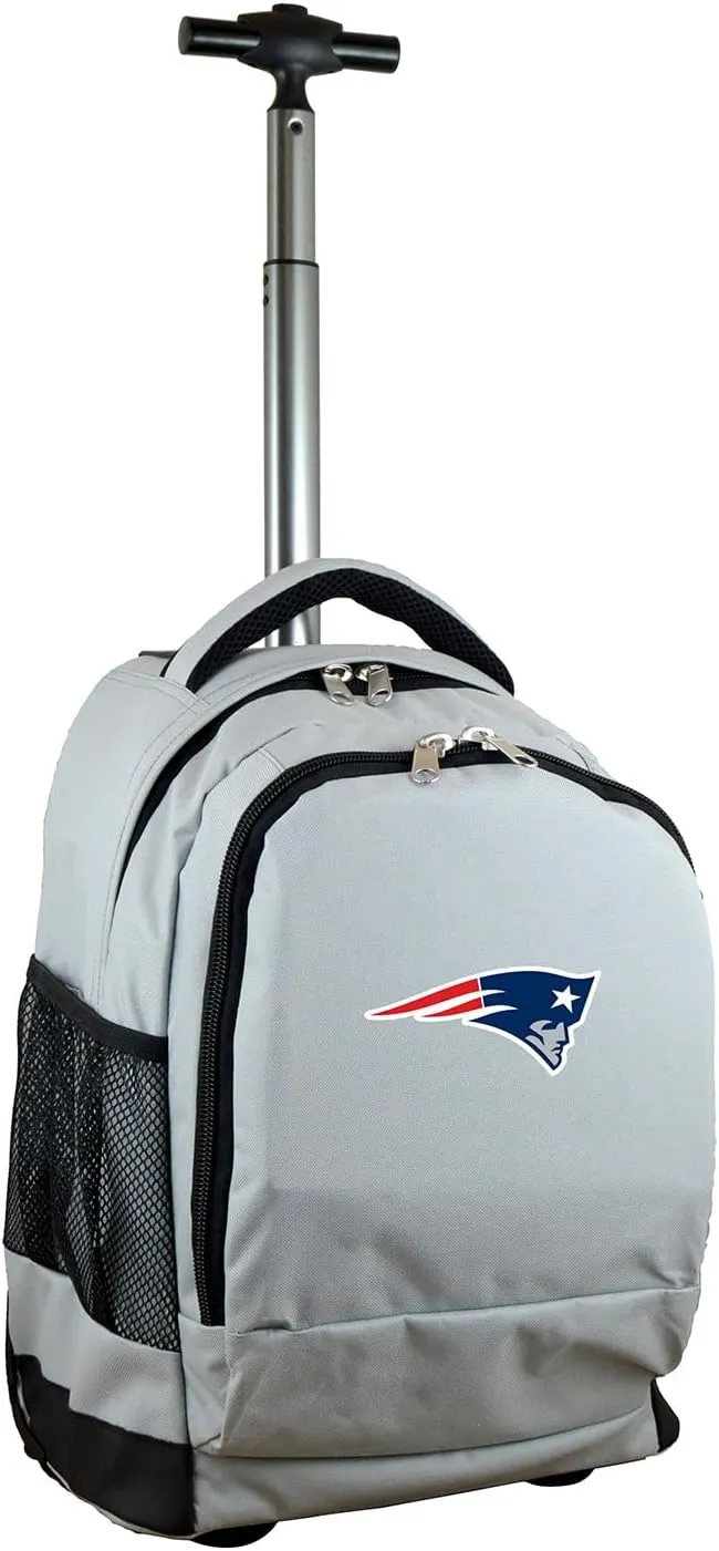 NFL Wheeled Backpack, 19-inches, Grey
