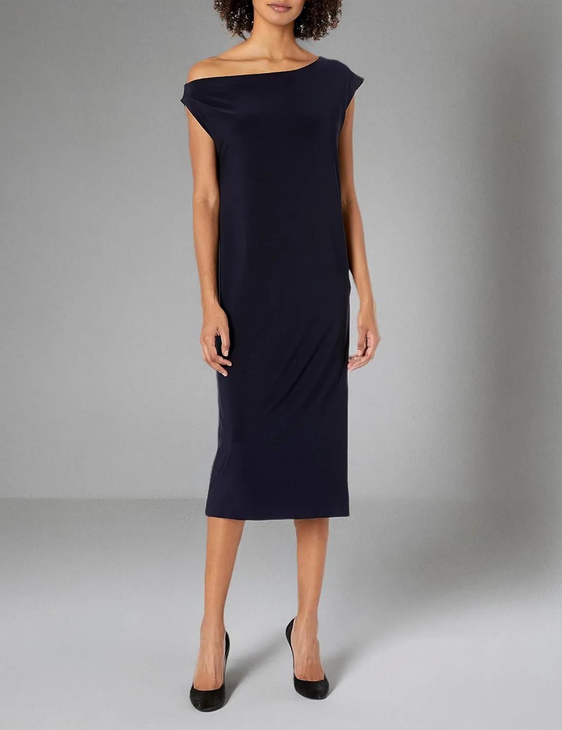 Norma Kamali Women's Drop Shoulder Dress