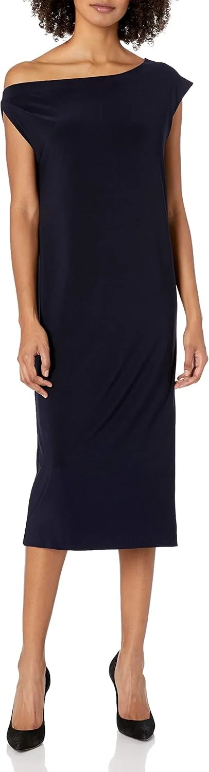 Norma Kamali Women's Drop Shoulder Dress