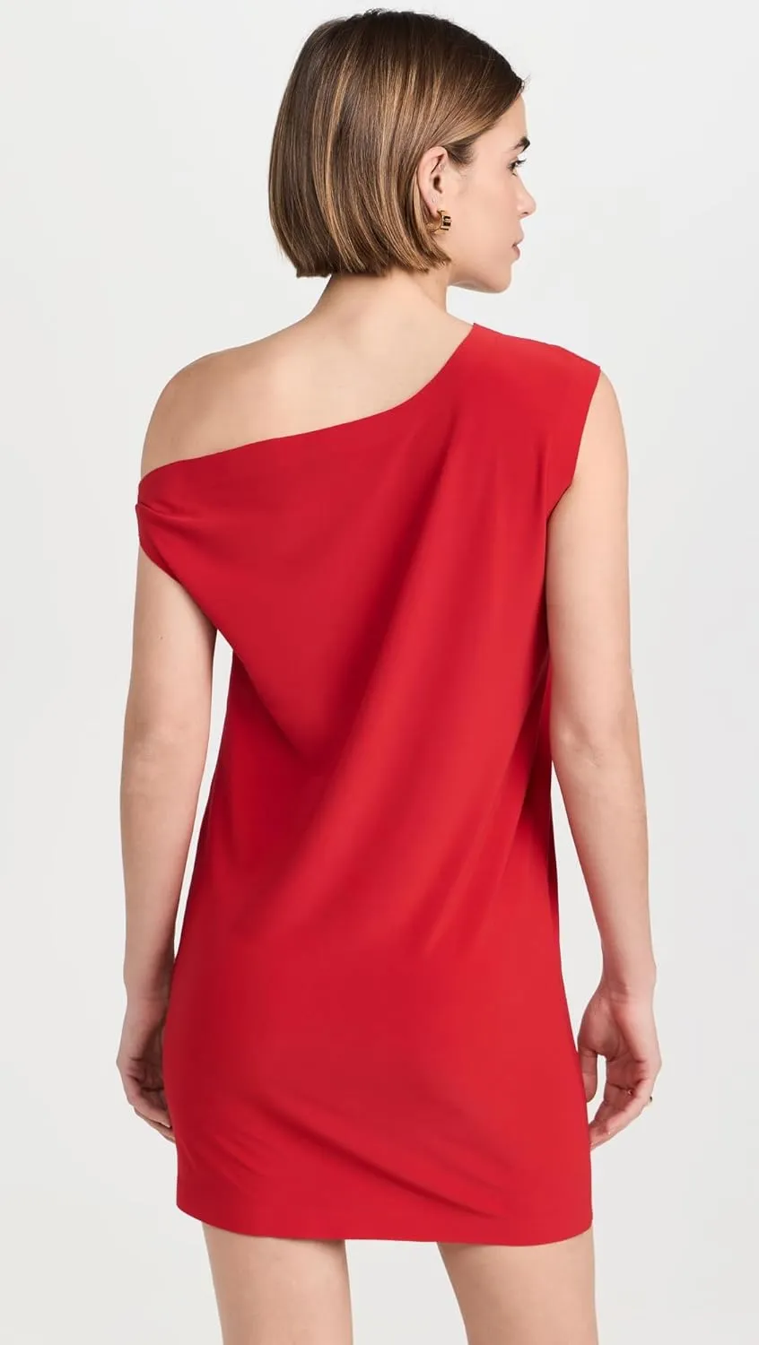 Norma Kamali Women's Drop Shoulder Mini Dress