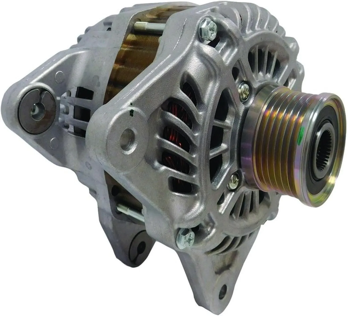 OEG Parts New Alternator Compatible With Nissan 2011-2018 Mitsubishi A002TJ1381, A002TJ2081, Nissan, Infiniti 231001KM1A, 231003YM1A, 23100BV81C, AMT0281, 40048213