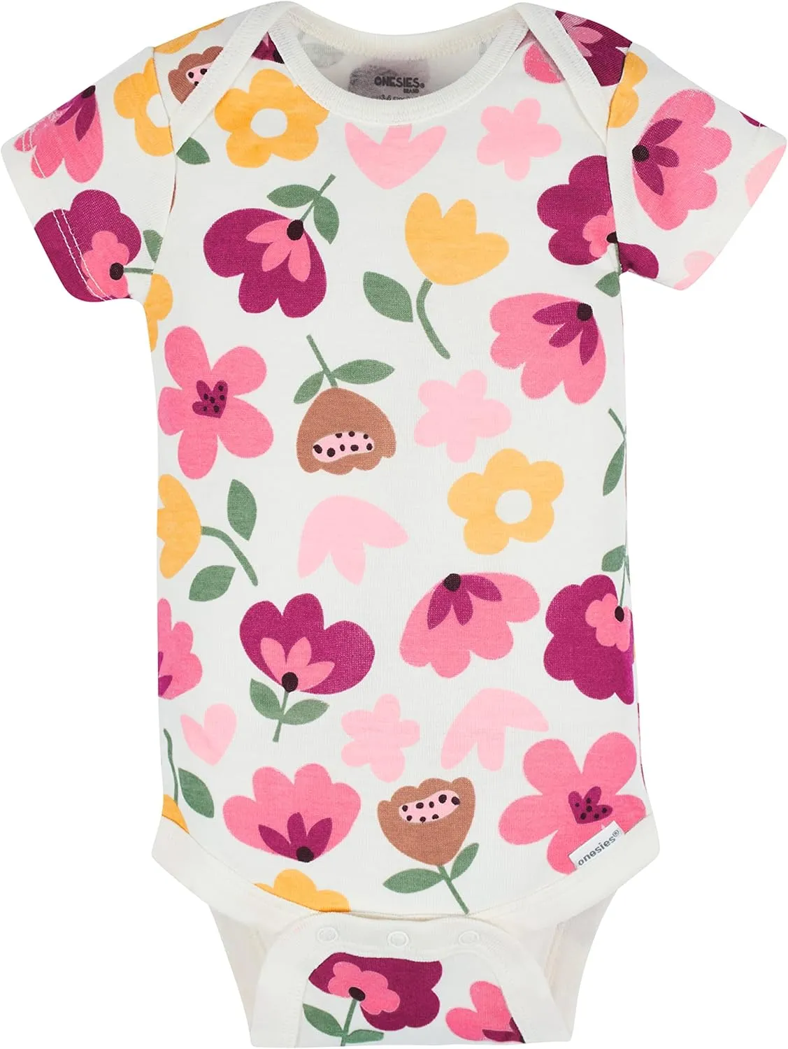 Onesies Brand baby-girls 8-pack Short Sleeve Mix & Match Bodysuits