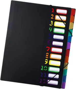Operitacx A4 Document Organizer File Folder Binding Document Folder Portable File Organizer Bag for Tax Contracts Bills