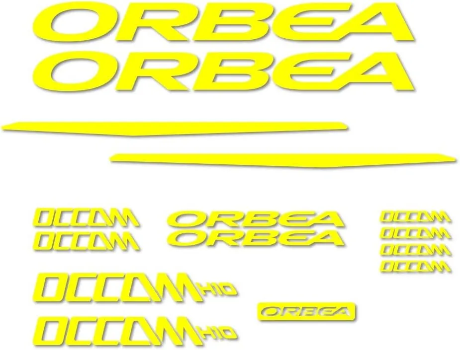 Orbea Occam H10 Bicycle Frame Stickers - Star Sam