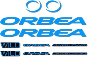 Orbea Wild Advanced Dynamics Bicycle Frame Stickers – Star Sam