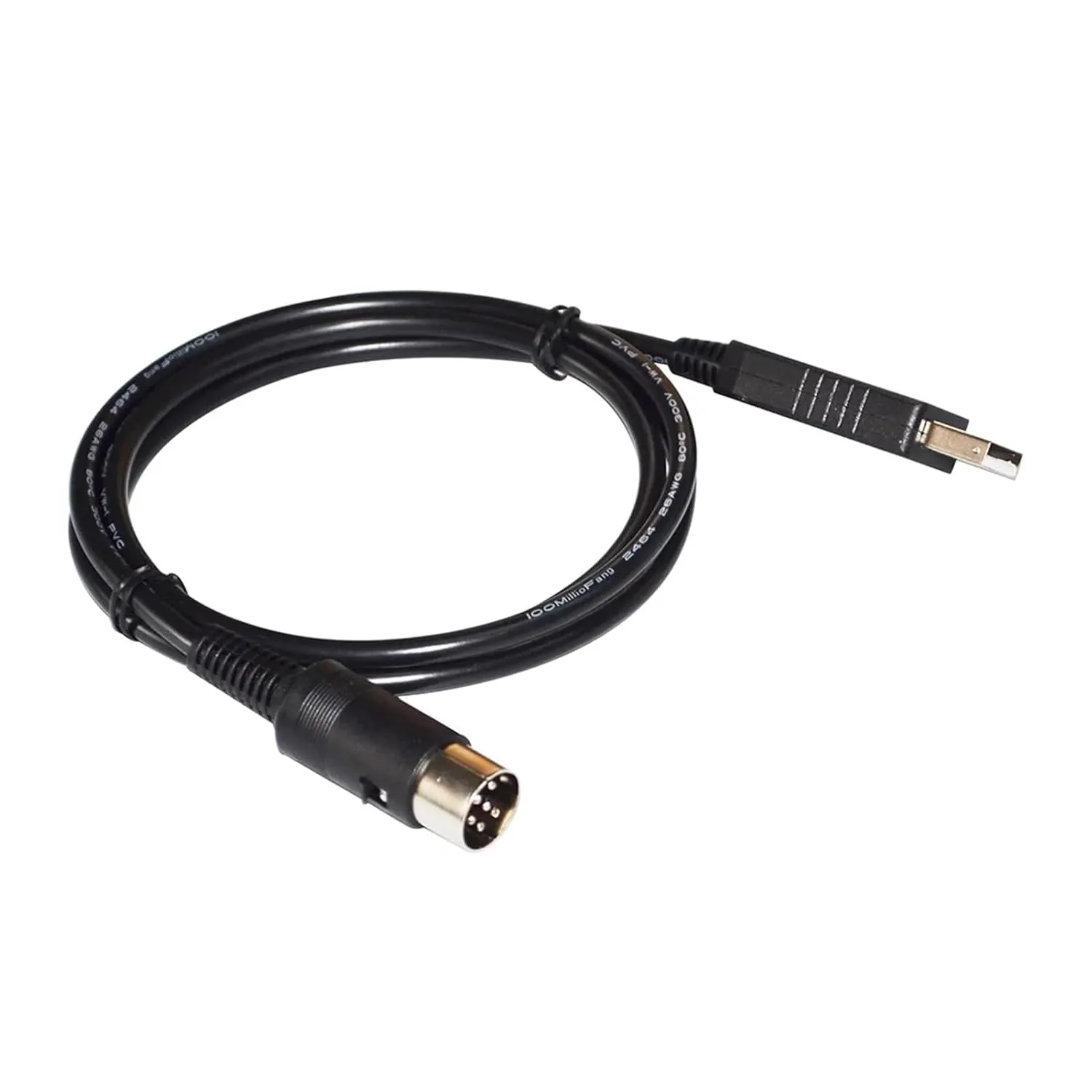 Origin FT232RL USB to 6PIN 6 DIN Connector RS232 Serial Communication Programming Cable for PASSAP E6000 Knitting Machine to PC(1.8m)