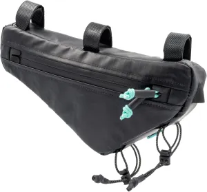 ORUCASE Mini Frame Pack HC - Waterproof, Small Bike Bag - Universal, Triangle Cycling Pouch - Road, Gravel, MTB Bicycle Accessories, 2.4 L, Black
