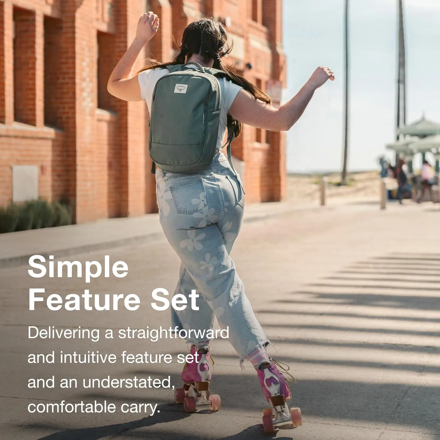 Osprey Arcane Small Day Commuter Backpack, Earl Grey Heather