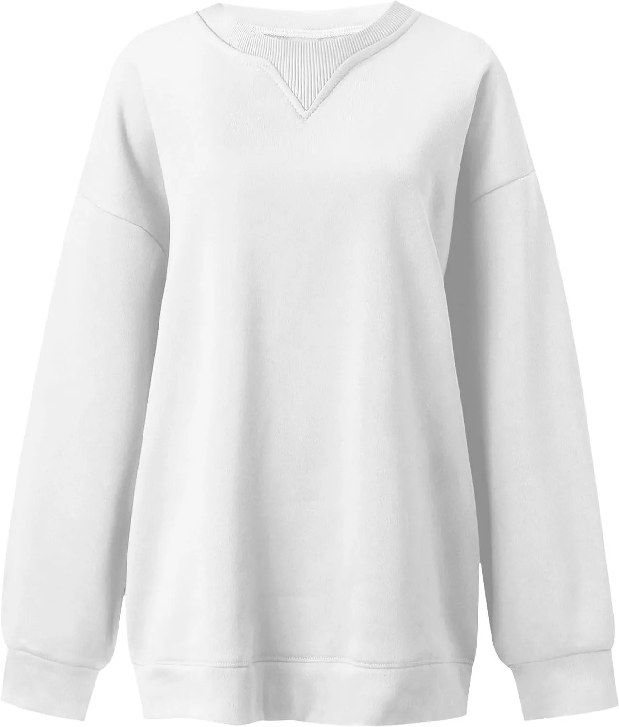 Oversized Sweatshirt for Women Trendy Casual Long Sleeve Crewneck Pullover Top Fall Outfits Preppy Clothes 2024