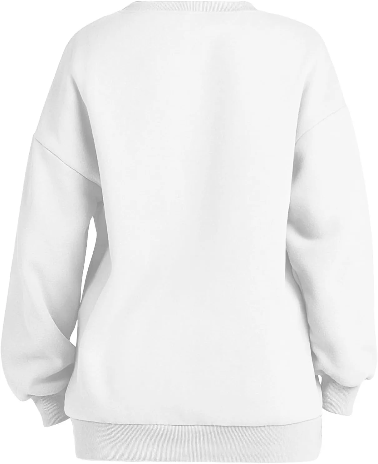 Oversized Sweatshirt for Women Trendy Casual Long Sleeve Crewneck Pullover Top Fall Outfits Preppy Clothes 2024