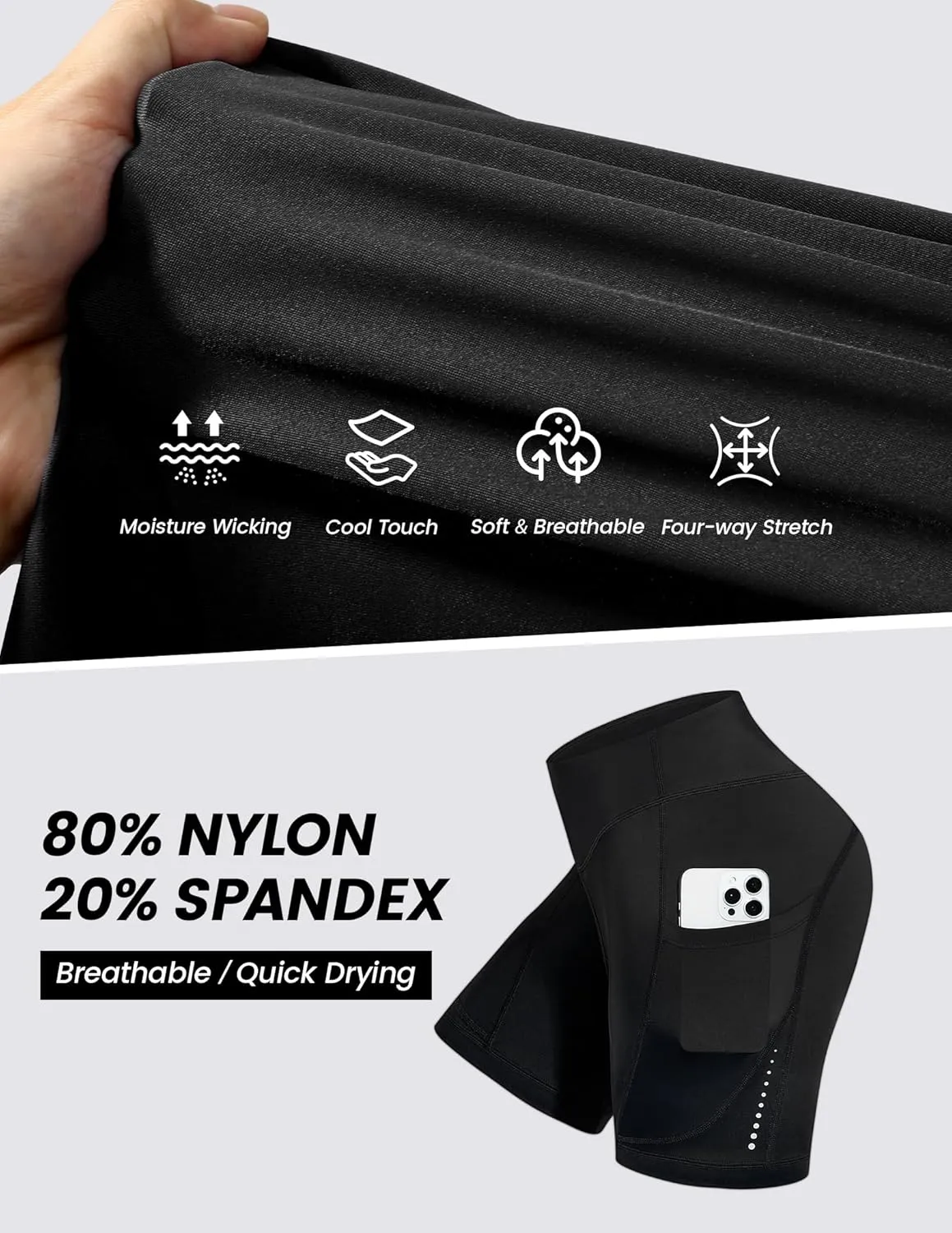 Padded Bike Shorts Women Cycling Underwear 4D Gel Padding & Pockets Bicycle Biking Biker Shorts Road Mountain