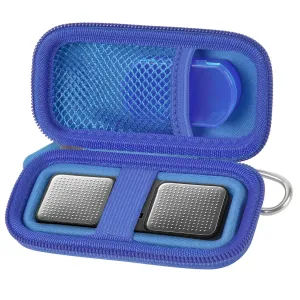 PAIYULE Heart Rate Monitor Case for AliveCor for KardiaMobile 1L 6L Personal EKG Monitor Storage Holder Fits for Cardiac Mobile Portable Heart Rate Monitor Bag Organizer (Pill Box Included) Dark Blue