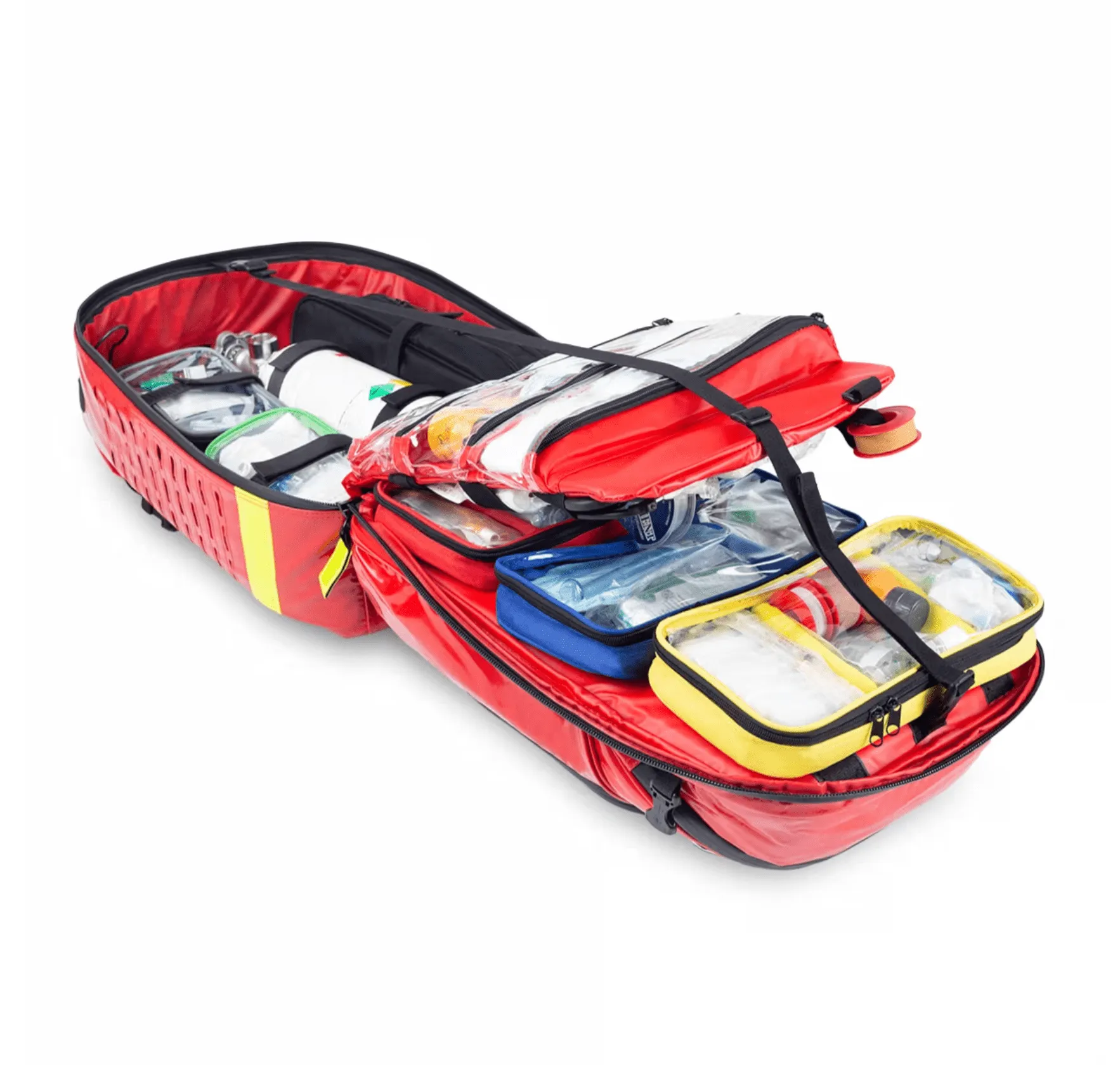 PARAMEDS EVO BIG-SIZED RESCUE TACTICAL BACKPACK, RED TARPAULIN