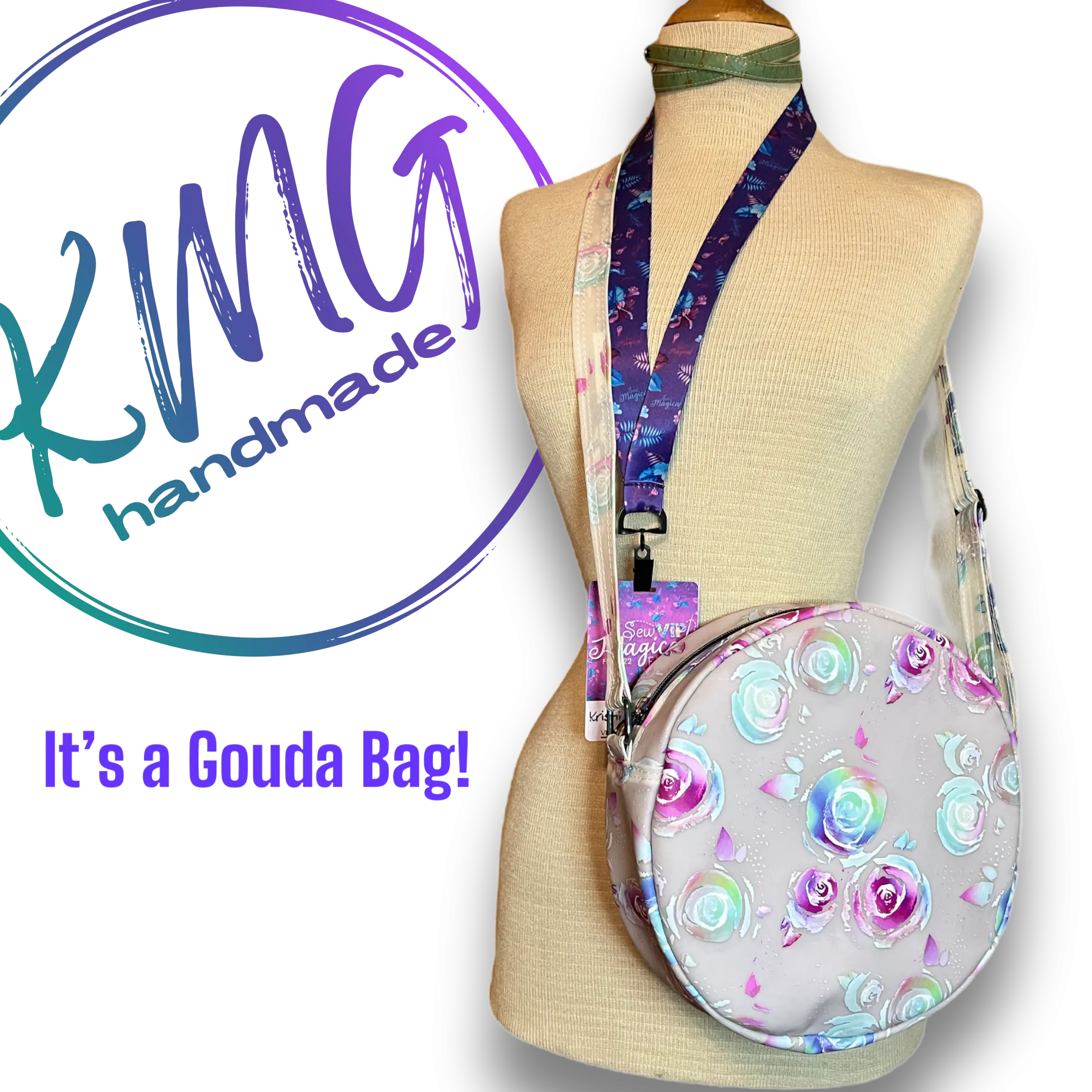 PDF Pattern and Video Tutorial - It's a Gouda Bag! by KMGhandmade