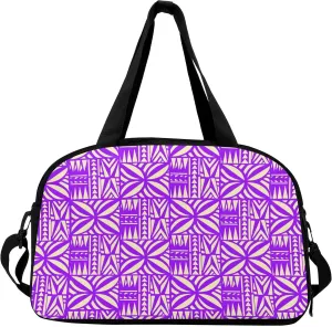 Personalized Portable Handbag Organizer Polynesian Vintage Tribal Print Custom Travel Bag Pattern Travel Camping Bag
