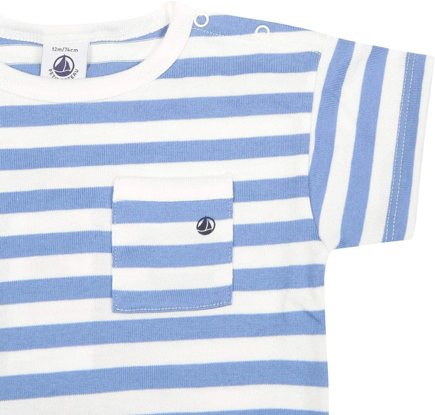 Petit Bateau Baby Boys Short-Sleeved Jersey T-Shirt Sizes 6-36 Months
