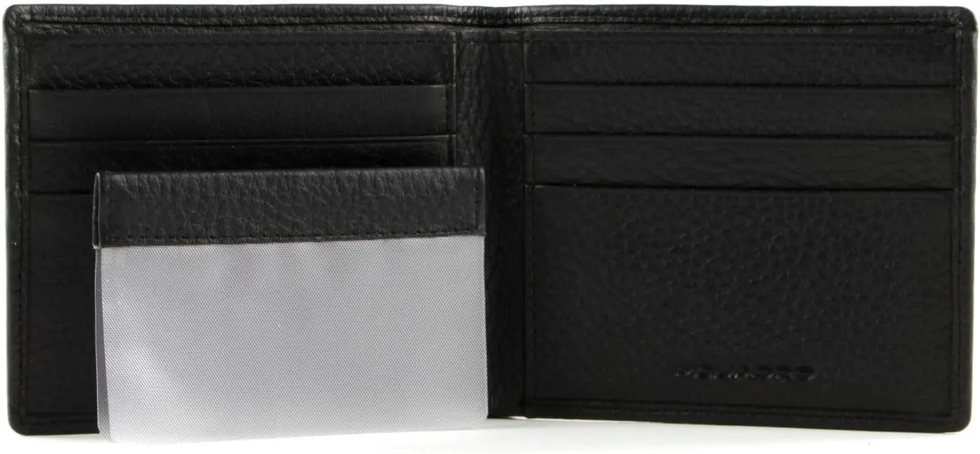 Piquadro Men's Credit Card Case, Black (Nero), 11 Centimeters