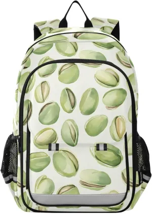 Pistachios School Bag Laptop Backpack for Students Adult Travel Bag Casual Daypack