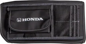 Plasticolor 006195R01 Honda Logo Car Truck or SUV Sun Visor Organizer, Auto Interior Pocket Organizer, Registration and Document Holder, Personal Belonging Sunglass Storage Pouch Organizer