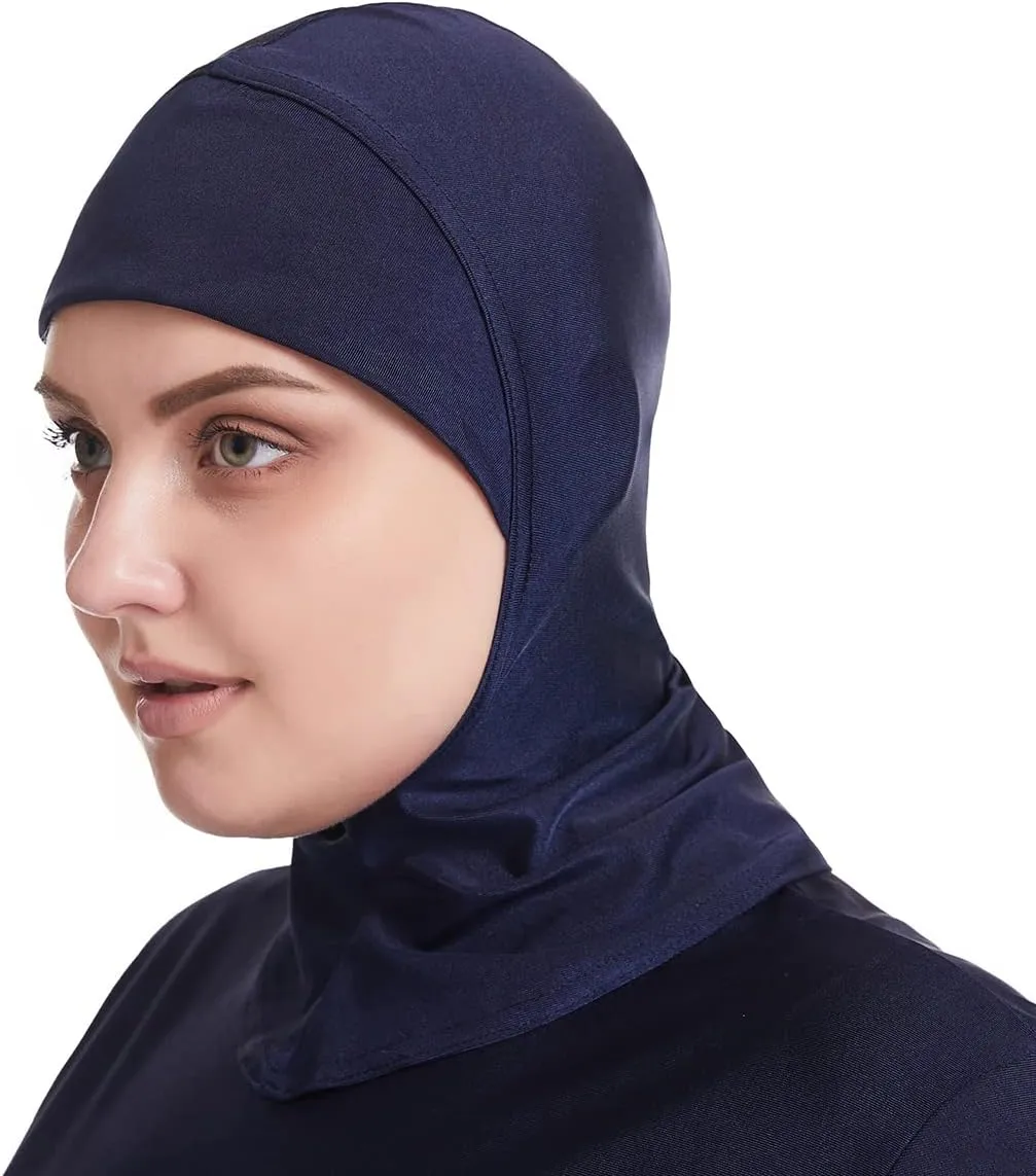 Plus Size Muslim Swimsuits for Women Modest Islamic Swimwear Burkini Full Cover Hijab Top Pants 3PCS Fat Bathing Suits