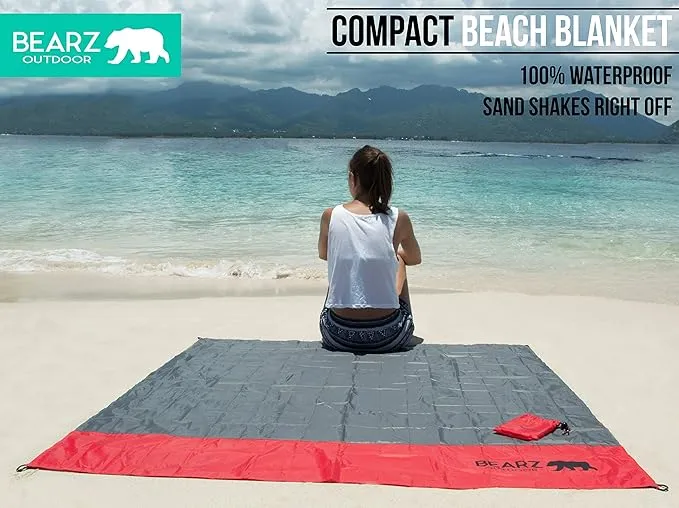 Pocket Blanket - Waterproof Picnic Blanket, Compact Travel Blanket, Picnic Blankets Waterproof Foldable Lightweight for Beach, Hiking, Festival Accessories
