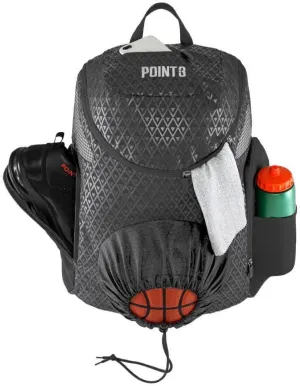 Point 3 Road Trip 2.0 Backpack Basketball Backpack with Drawstrong Closure | Ventilated Mesh Shoe Pocket Compartment