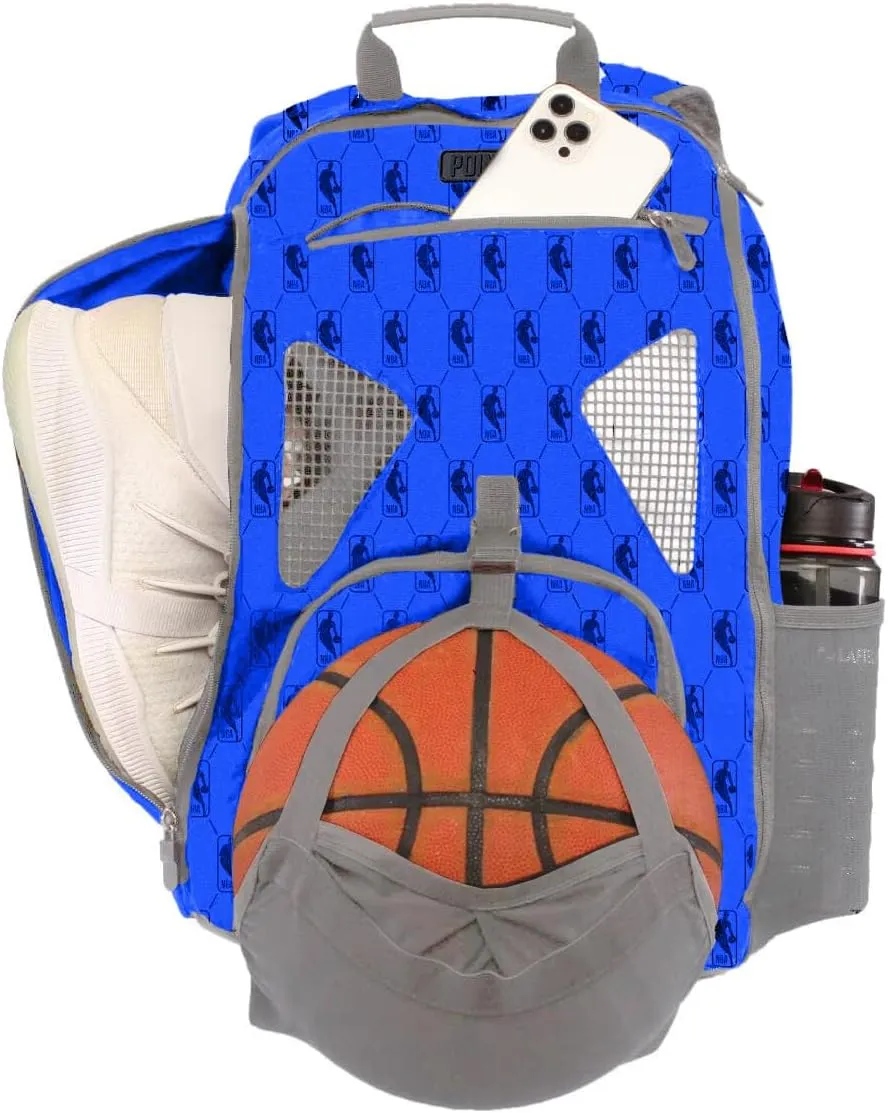 Point 3 Road Trip Tech Backpack Basketball Backpack with Waterproof Laptop Sleeve | Every Compartment You Need for Ball, Gear, Shoes, Books & Laptops