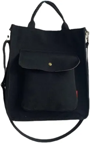 Pooyikoi New Corduroy Shoulder Bag Foreign Trade Retro Schoolgirl Canvas Diagonal Straddle Bag Art Versatile Handbag