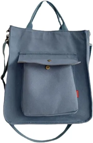 Pooyikoi New Corduroy Shoulder Bag Foreign Trade Retro Schoolgirl Canvas Diagonal Straddle Bag Art Versatile Handbag