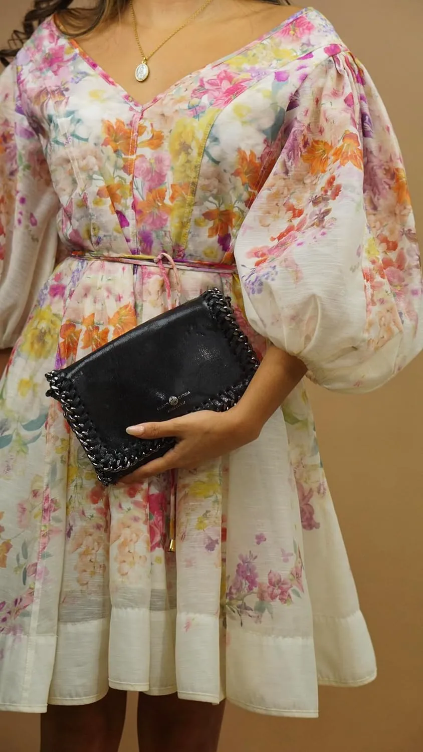 Premium Italian Leather Handmade in Florence, Italy. Small Crossbody Bag for Women with a Detachable Strap Made in Italy.